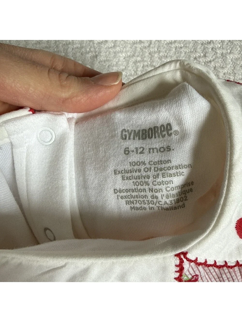 NEW Gymboree Strawberry Stripe Girls Seersucker Shortall and Bodysuit Set 6-12M